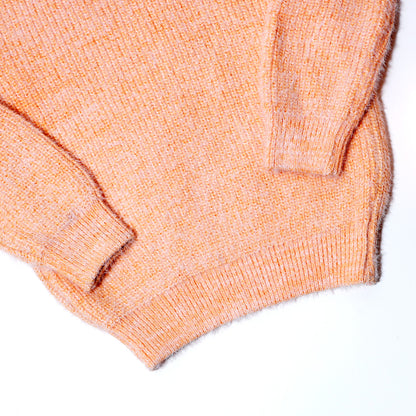 Peachy Dreams Chenille Sweater